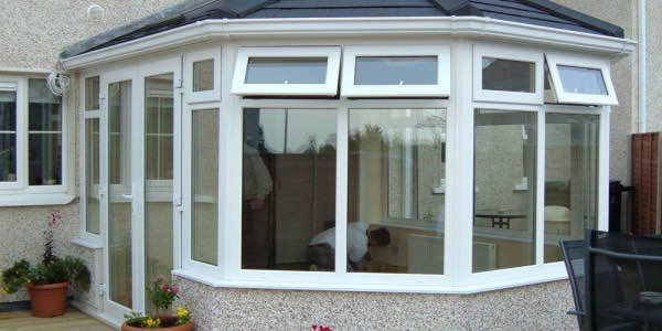 Tiled Sunroom